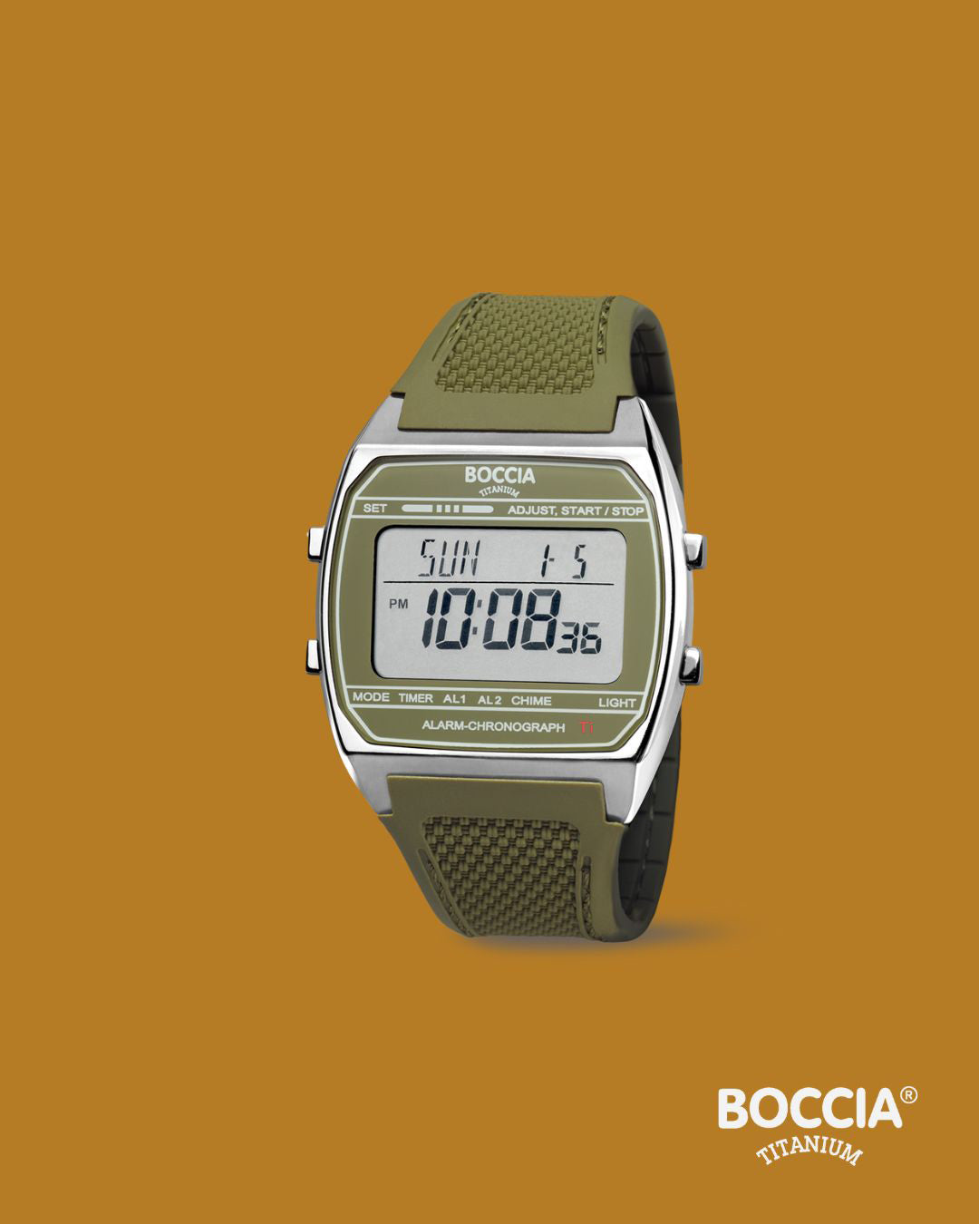 boccia-3738-03-titan-digitaluhr-gr-n-unisex image 3