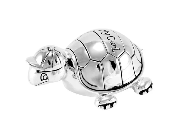brillibrum-lockendose-schildkr-te-versilbert-my-first-curl-mit-gravur-bis-10-zei image 1