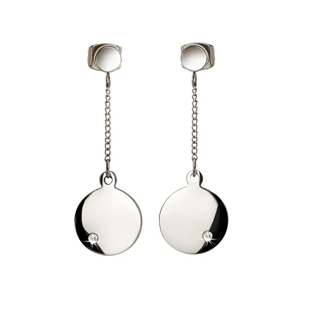 boccia-05066-02-titanium-ohrringe-polierte-disc-h-nger-mit-diamant image 1