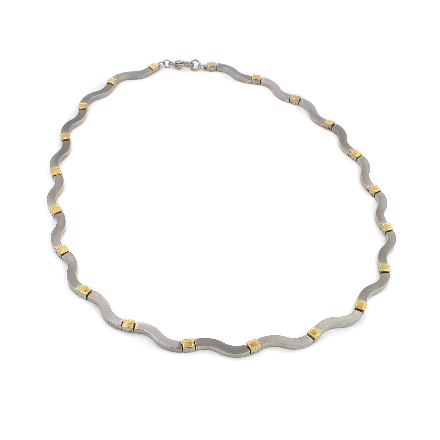 boccia-0863-02-titanium-halskette-47-cm-teilpoliert-mit-gold-gliedern image 3