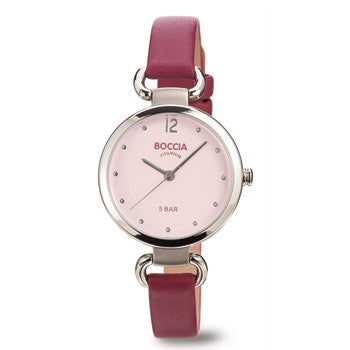 boccia-3232-02-damen-titan-uhr-rosa-leder-31-mm image 1