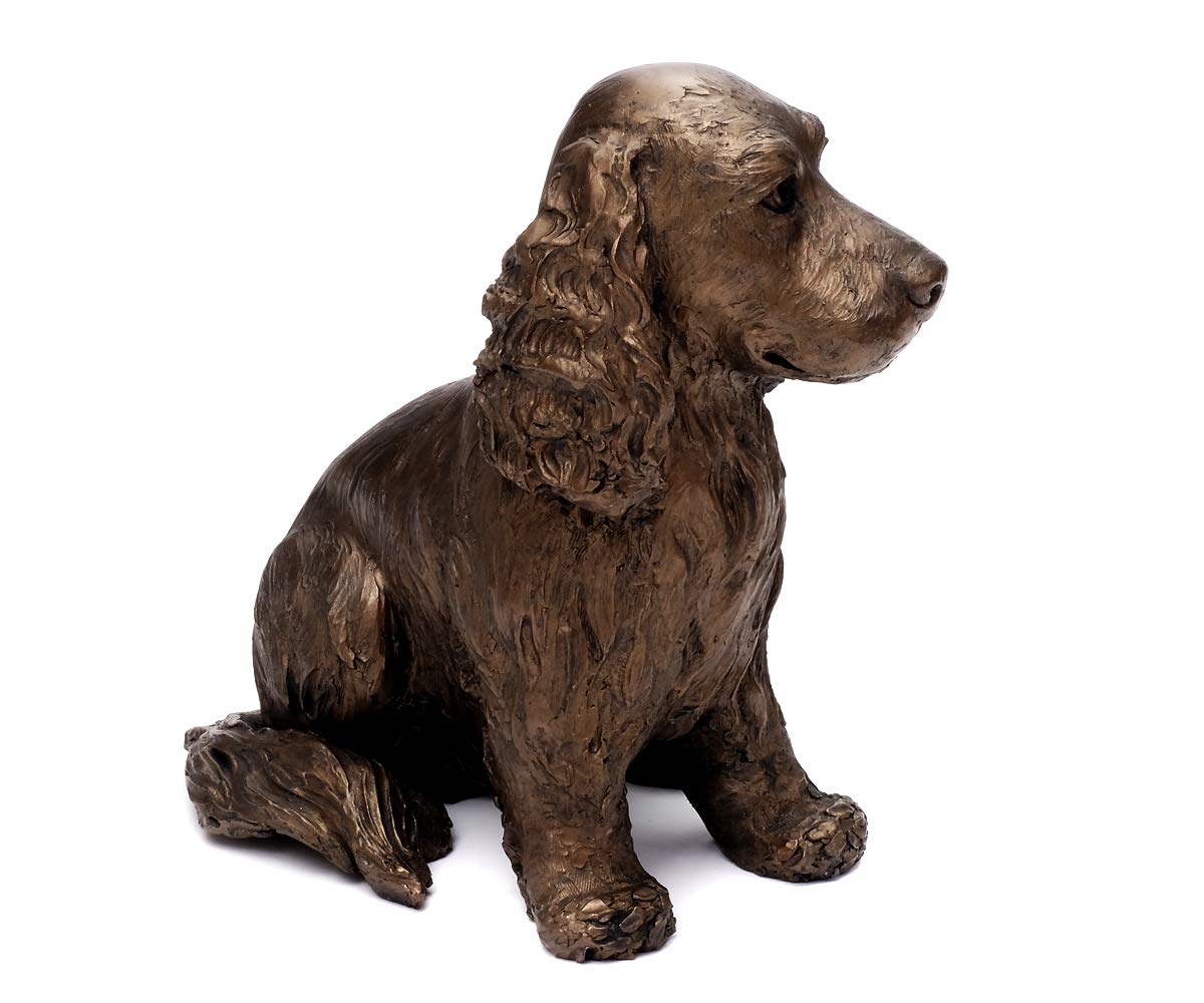 brillibrum-dekofigur-hund-cocker-spaniel-gro-handmade-kunstharz-bronze-29-cm image 3