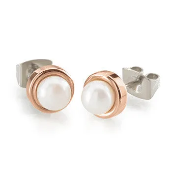 boccia-0594-03-titan-ohrstecker-ros-gold-perle-5-mm image 1