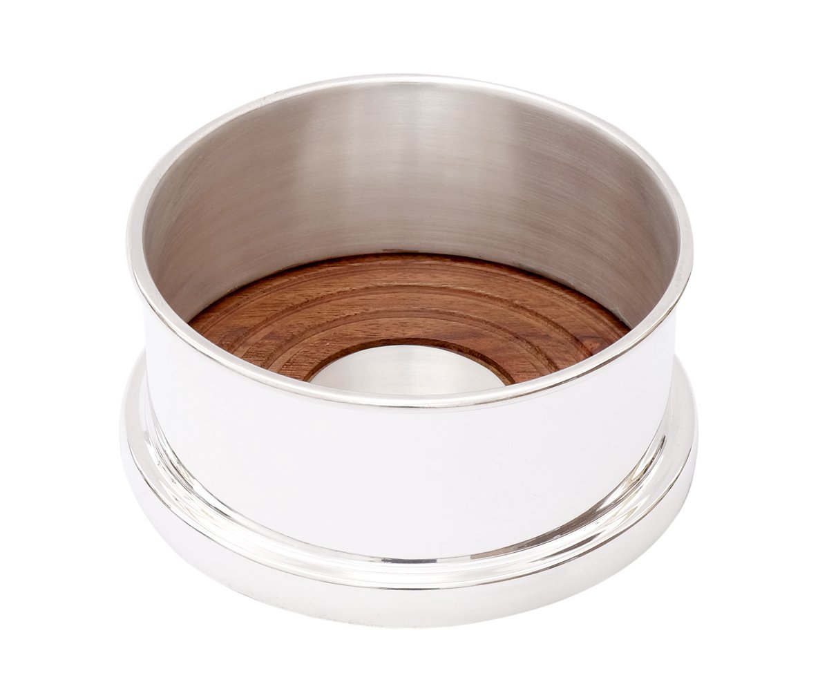 brillibrum-design-flaschenuntersetzer-metall-versilbert-10-cm image 1