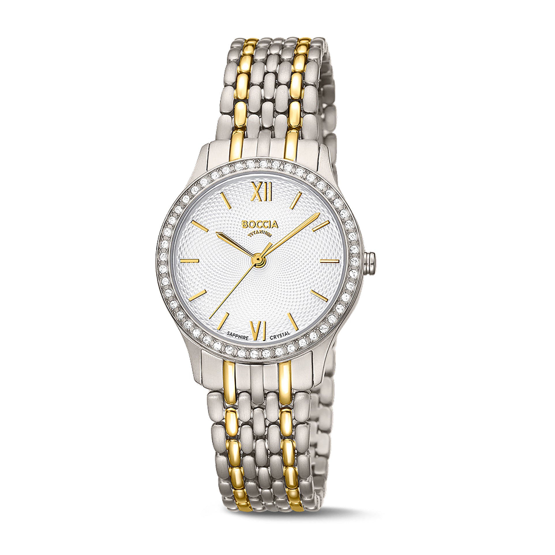 boccia-3376-02-damen-titan-armbanduhr-wei-bicolor-30-mm image 1