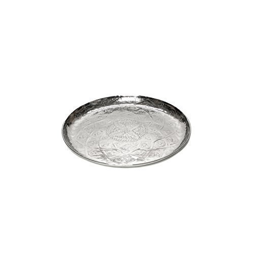 brillibrum-serviertablett-aluminium-rund-35cm-orientalisches-muster image 5