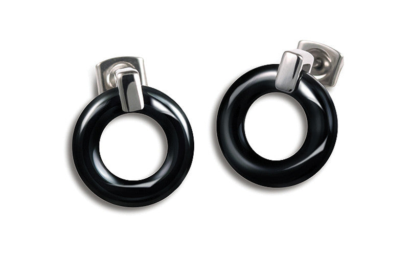 boccia-0583-02-damen-titan-ohrringe-kreis-schwarz-14mm image 2