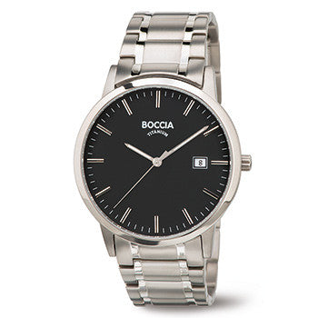 boccia-3588-03-herren-titan-uhr-schwarz-41-mm image 1