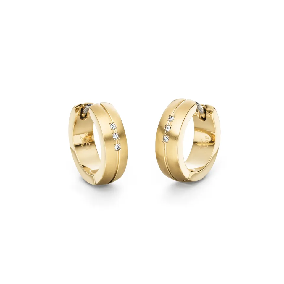 boccia-0539-19-titanium-creolen-ohrringe-gelbgold-diamanten-15-mm image 1
