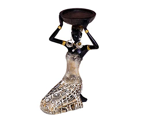 brillibrum-design-dekofigur-afrikanerin-mit-schale-teelichthalter-kniend-21-2-cm image 8