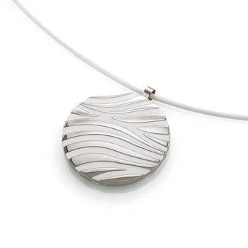 boccia-0769-02-titan-anh-nger-zebra-kreis-39mm-mit-wei-er-keramik image 1
