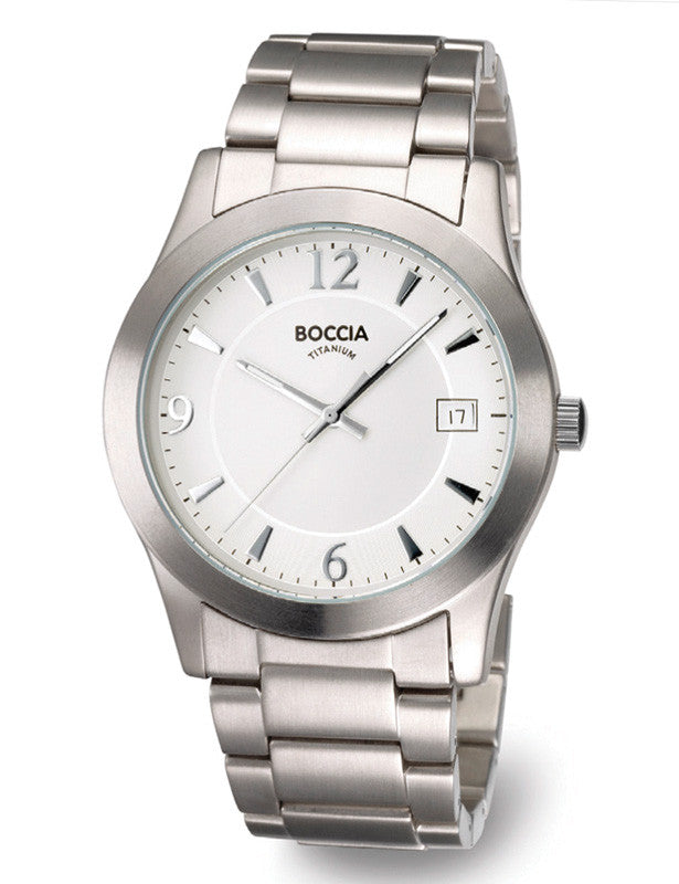 boccia-3550-01-titan-herrenuhr-wei-40mm-mit-titanarmband image 2