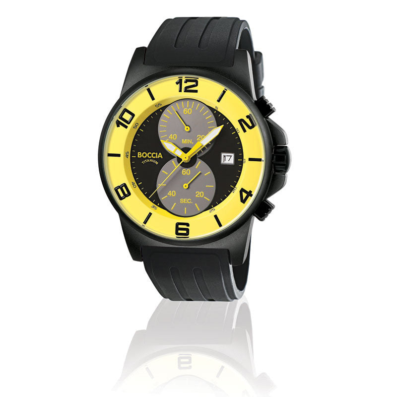 boccia-3777-27-id-titanium-herren-chronograph-45mm image 2