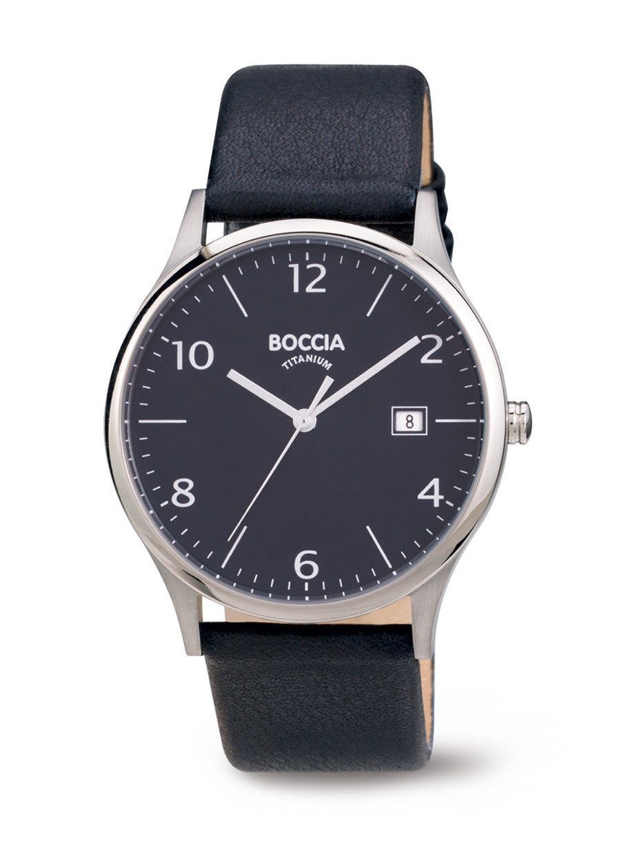 boccia-3585-03-herren-titan-uhr-dunkelblau-40-5-mm image 2