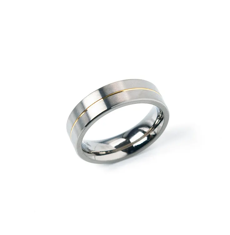 boccia-0101-21-titanium-ring-matt-6-mm-mit-goldlinie image 1