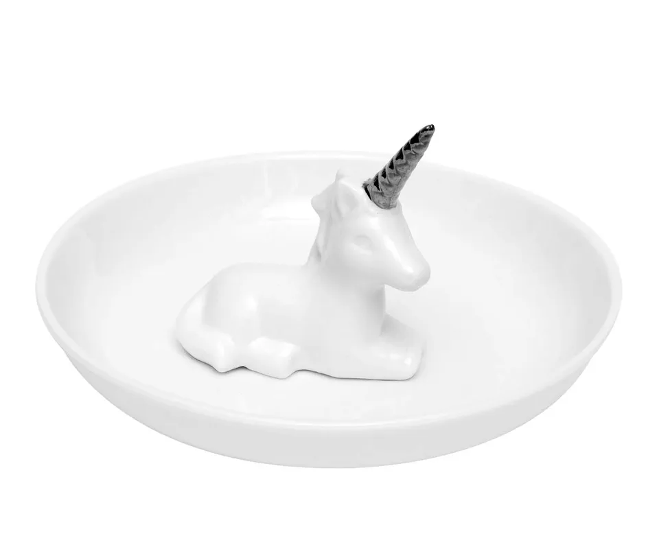 brillibrum-design-ringhalter-einhorn-porzellan-wei-schmuckschale-unicorn image 1