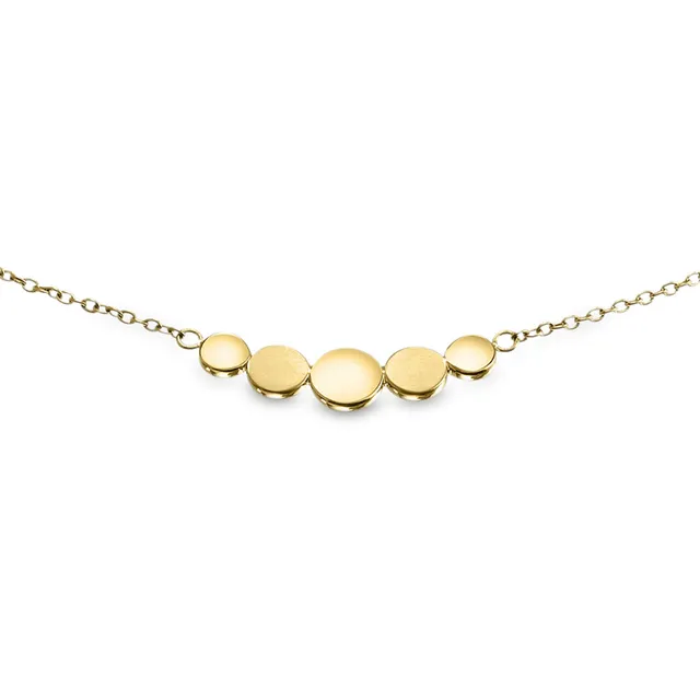 boccia-08031-02-titan-halskette-gold-kreise-44cm-5cm image 1