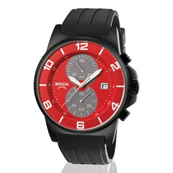 boccia-3777-17-id-herren-titan-chronograph-rot-45-mm image 1