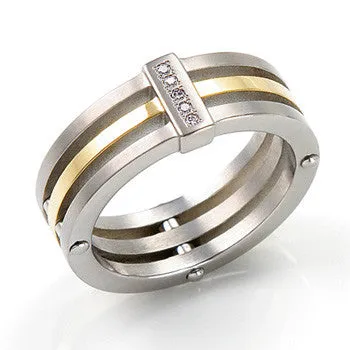 boccia-0126-02-titan-ring-7mm-diamanten-0-025ct-gold image 1