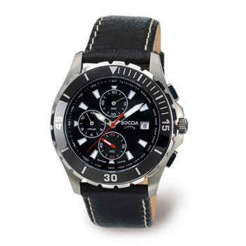 boccia-3766-01-herren-titan-chronograph-schwarz image 1