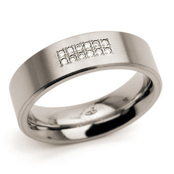 boccia-0101-18-titanium-ring-6-mm-mit-12-diamanten-0-06-ct image 1