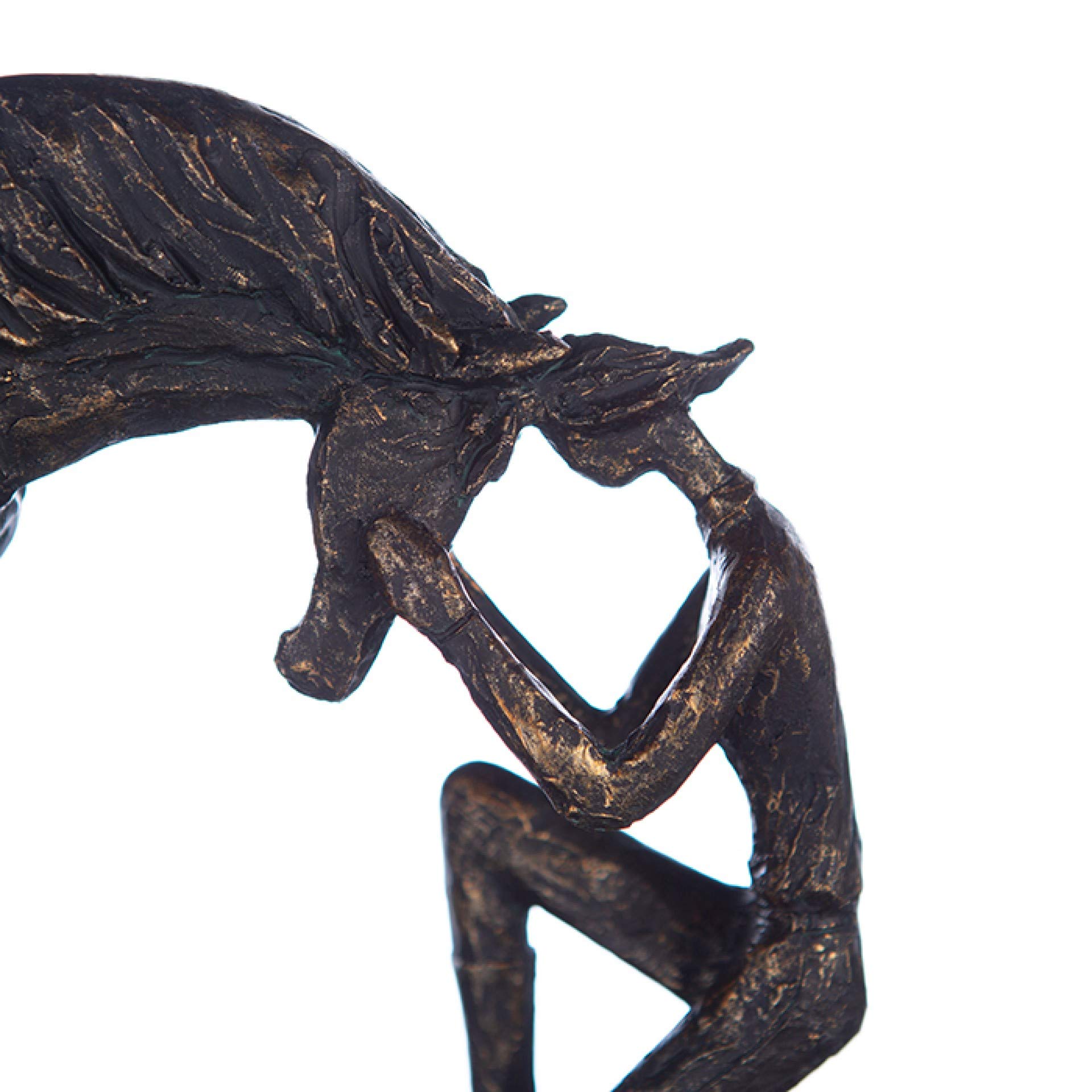 brillibrum-pferde-skulptur-bronzefarben-aus-polyresin-pferd-m-dchen-32-cm image 7