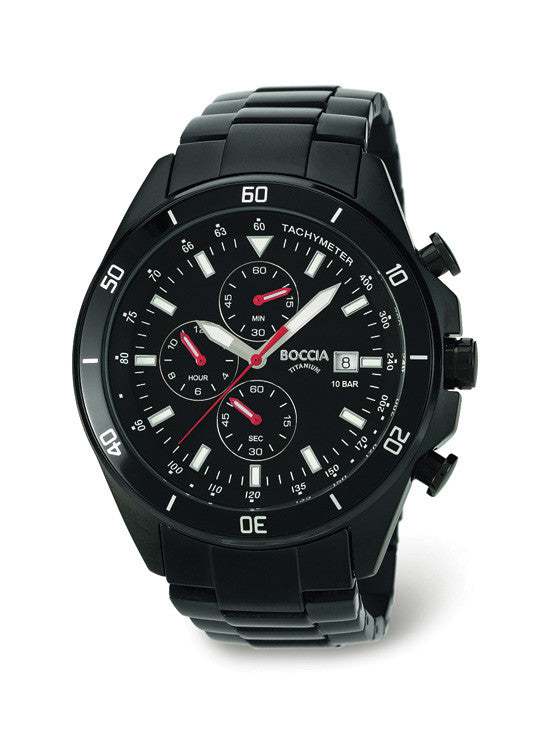 boccia-titanium-herren-chronograph-3762-03-schwarz-42-5-mm image 2