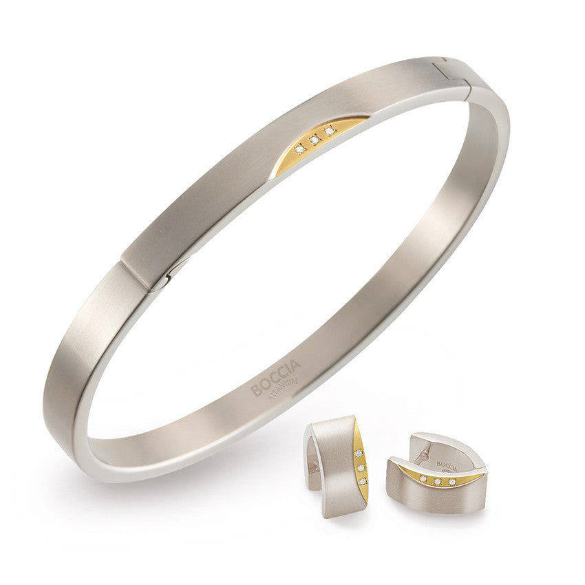 boccia-03006-03-titanium-armreif-mit-gold-und-diamanten image 3