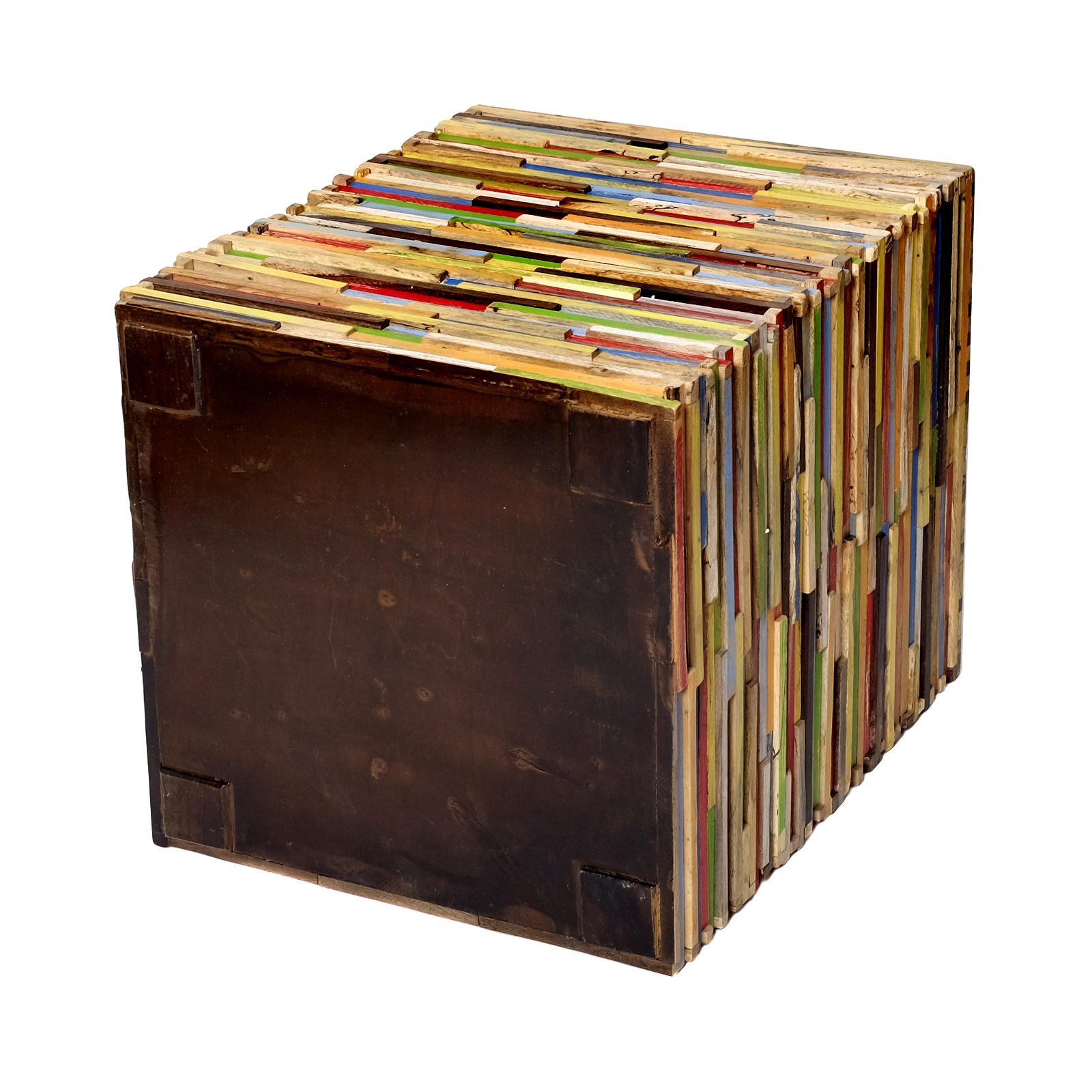 brillibrum-beistelltisch-holz-echtholz-upcycling-45-x-36-x-36-cm-bunt image 8