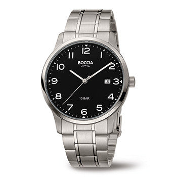 boccia-titanium-3596-01-herren-armbanduhr-titan-schwarz-40-1-mm image 1
