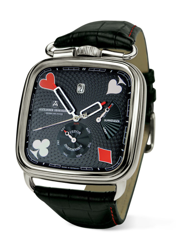 alexander-shorokhoff-fedor-dostoevsky-automatik-herrenuhr-black-jack image 1