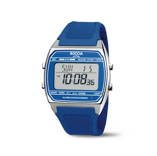 boccia-titanium-3738-02-digitaluhr-blau-unisex image 1