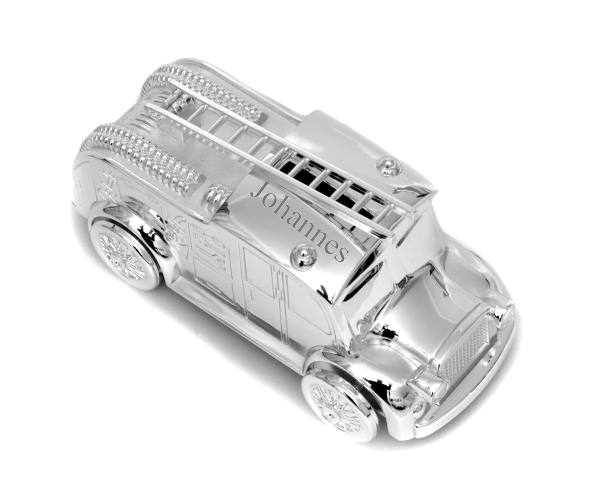 brillibrum-sparschwein-feuerwehr-versilberte-spardose-mit-namensgravur-15-cm image 2