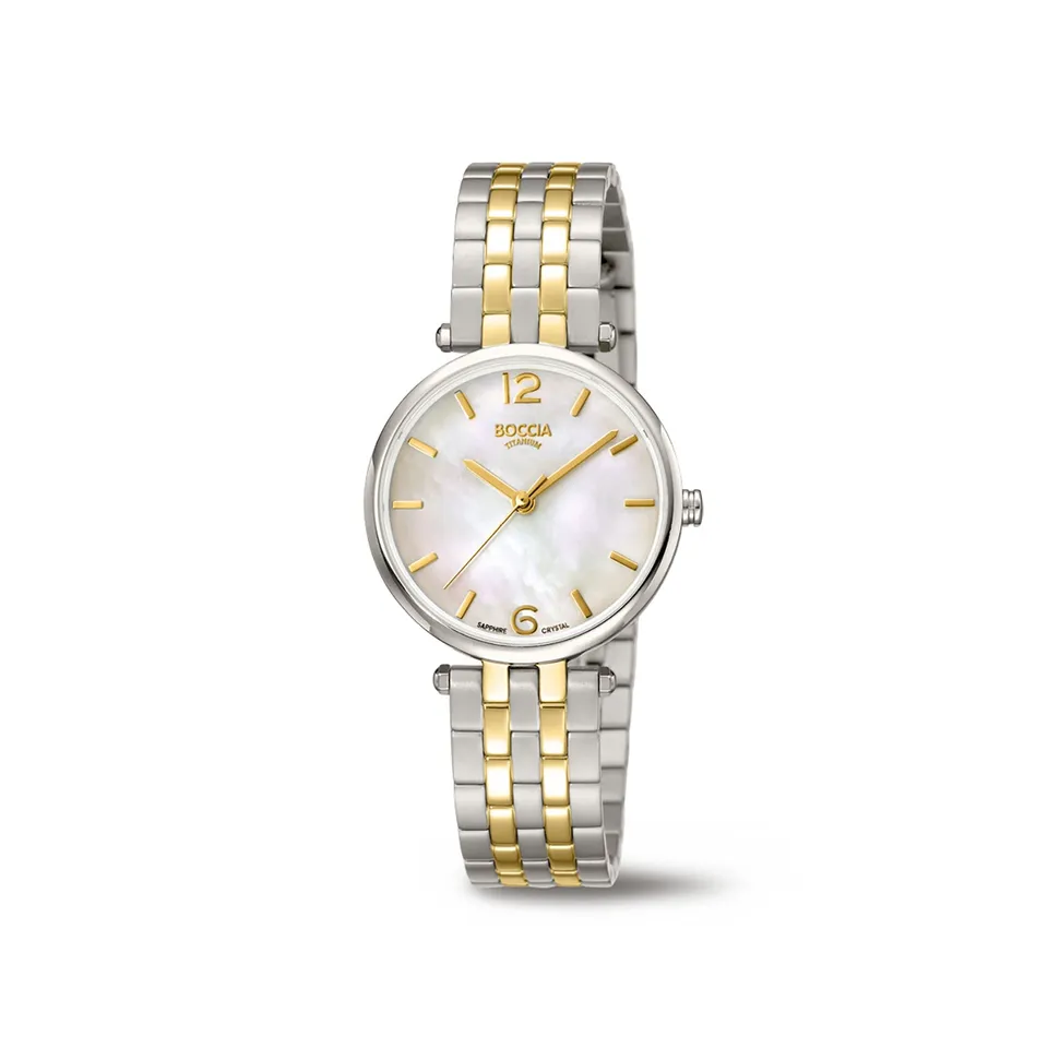 boccia-3339-04-damen-titan-uhr-perlmutt-30-mm-bicolor image 1