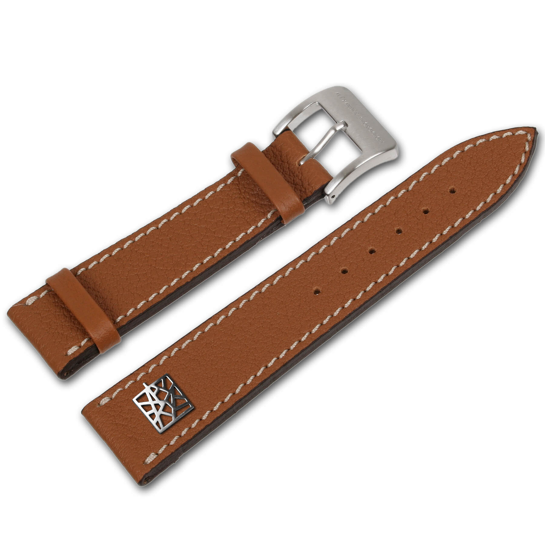 alexander-shorokhoff-lederband-hellbraun-avg-kalbsleder image 1