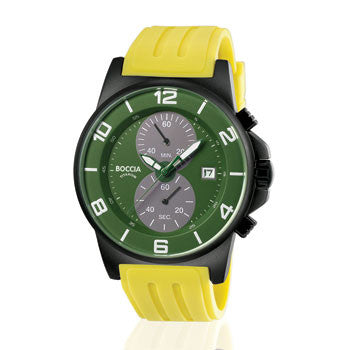 boccia-id-3777-26-herren-titan-chronograph-gr-n-45mm image 1