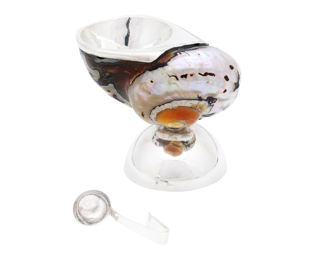 brillibrum-luxus-kaviarschale-schnecke-mit-925-sterlingsilber-perlmutt image 6