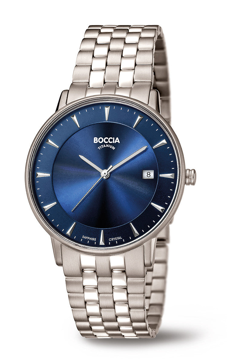 boccia-3607-03-titanium-herren-armbanduhr-blau-39-mm image 3