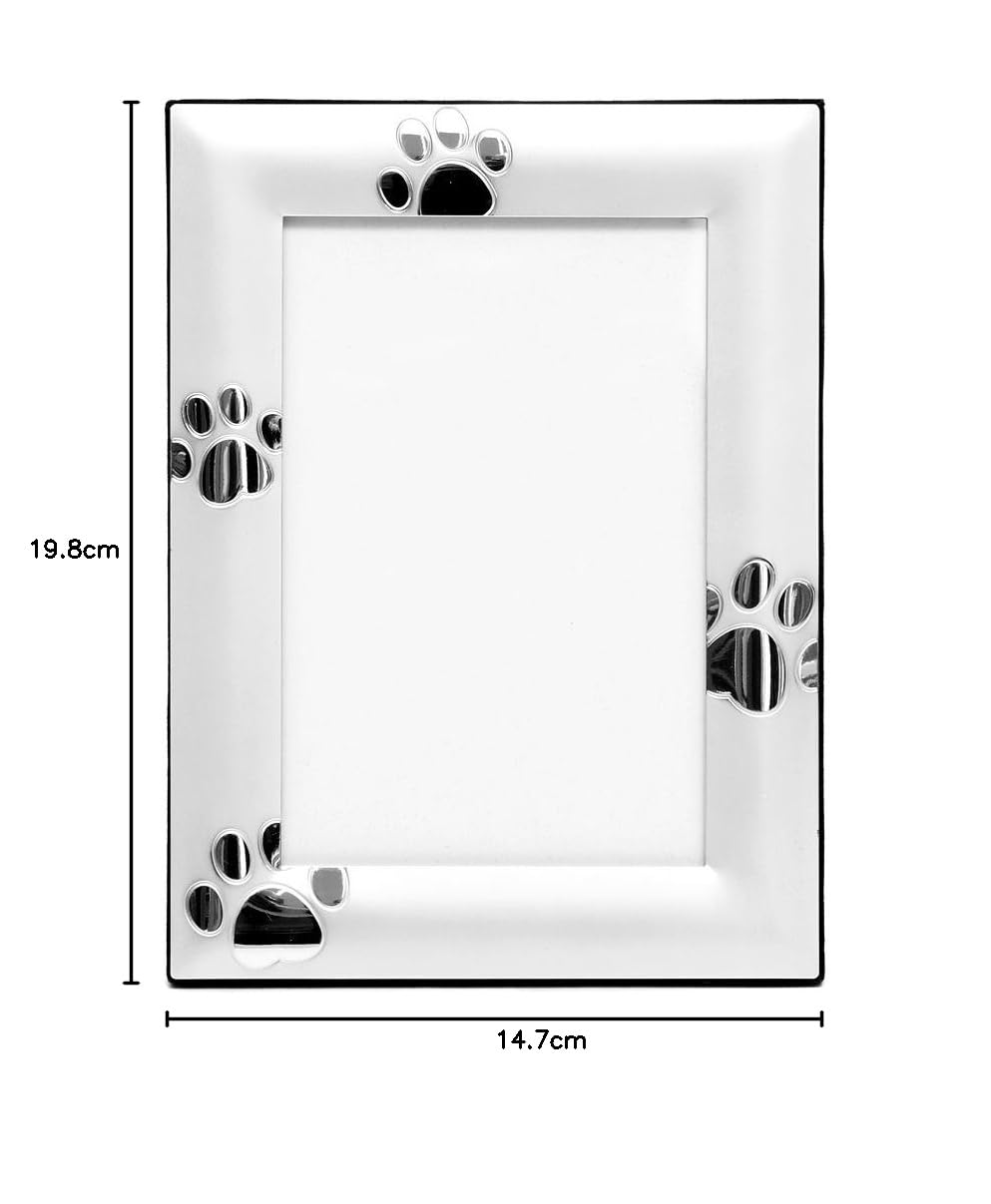 brillibrum-b-ware-design-bilderrahmen-pfotenabdr-cke-10x15-cm-versilbert image 7