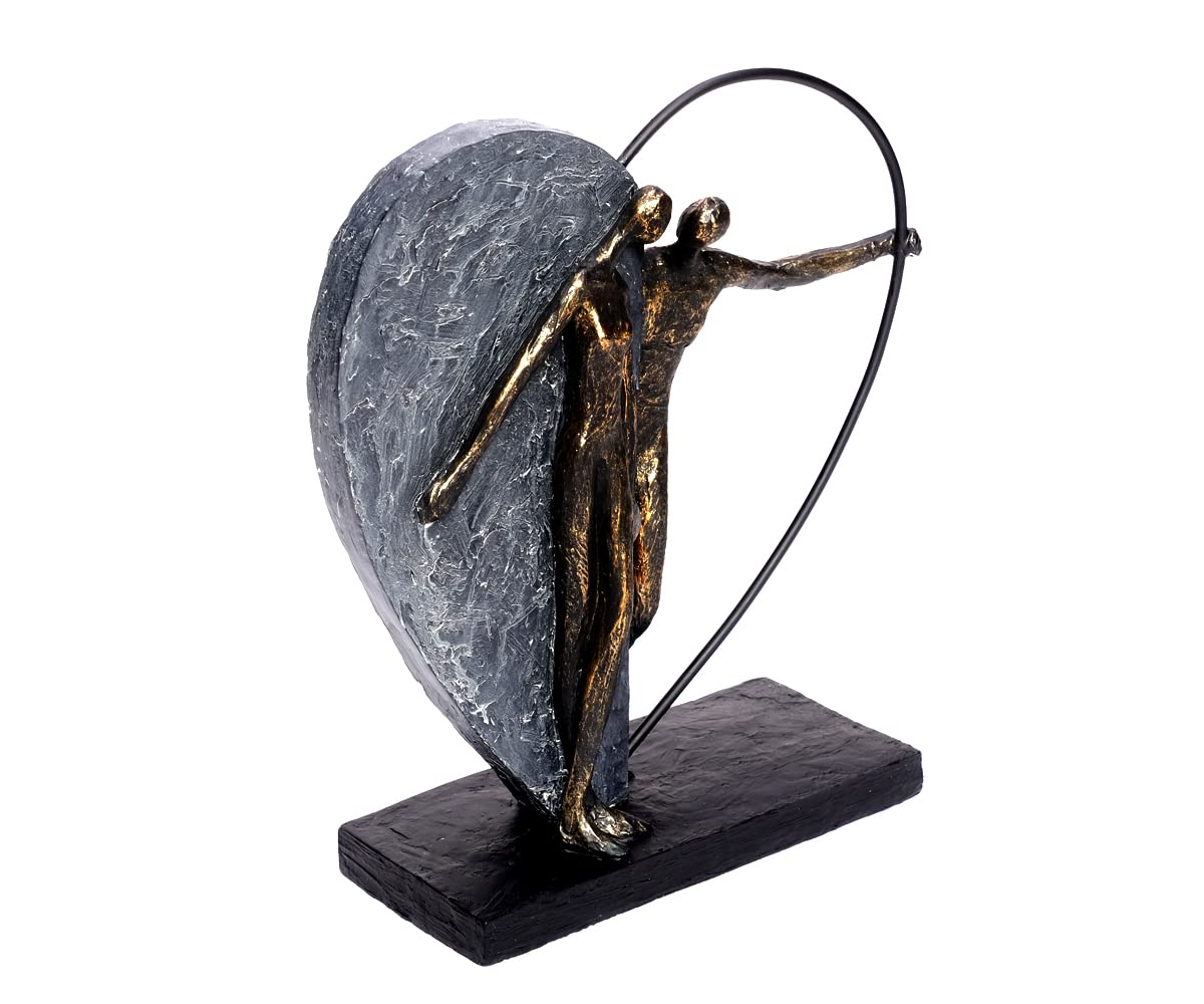 brillibrum-herz-skulptur-variante-1-bronze-aus-polyresin-liebespaar-31-cm image 3