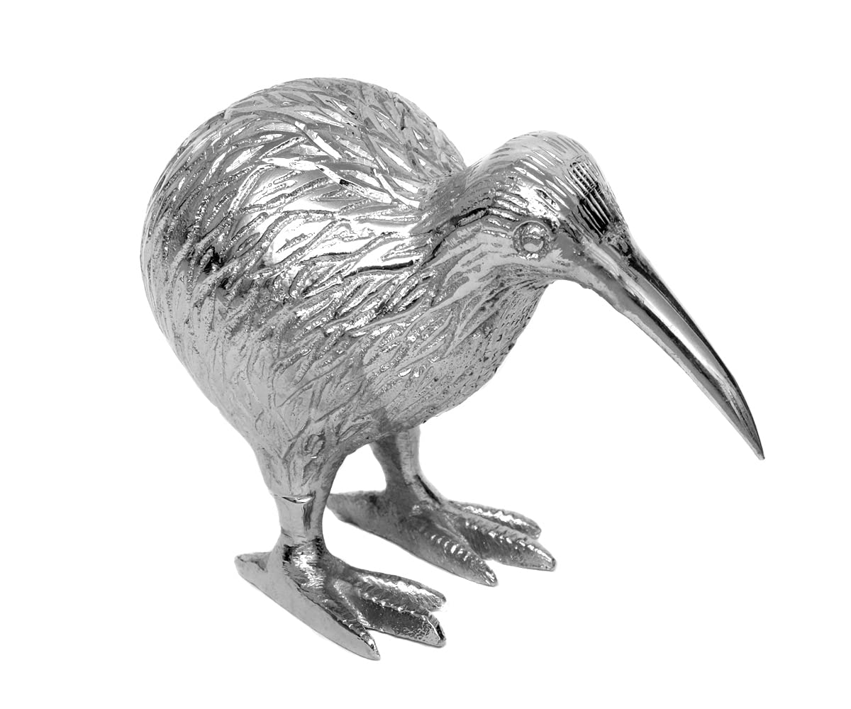 brillibrum-kiwi-vogel-dekofigur-metall-silber-9x9x12-cm-gl-cksbringer image 2