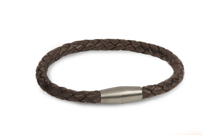 boccia-0347-03-titanium-armband-geflochtenes-braun-leder-9-mm image 2