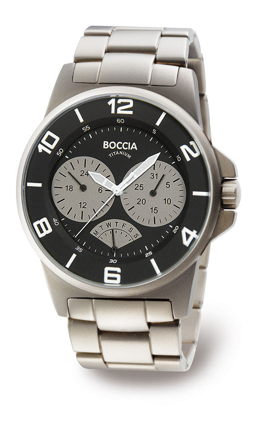 boccia-3536-03-titan-herrenuhr-45mm-schwarz image 2