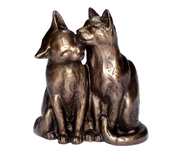 brillibrum-design-figur-katze-katzenpaar-bronze-kunstharz-variante-2 image 1