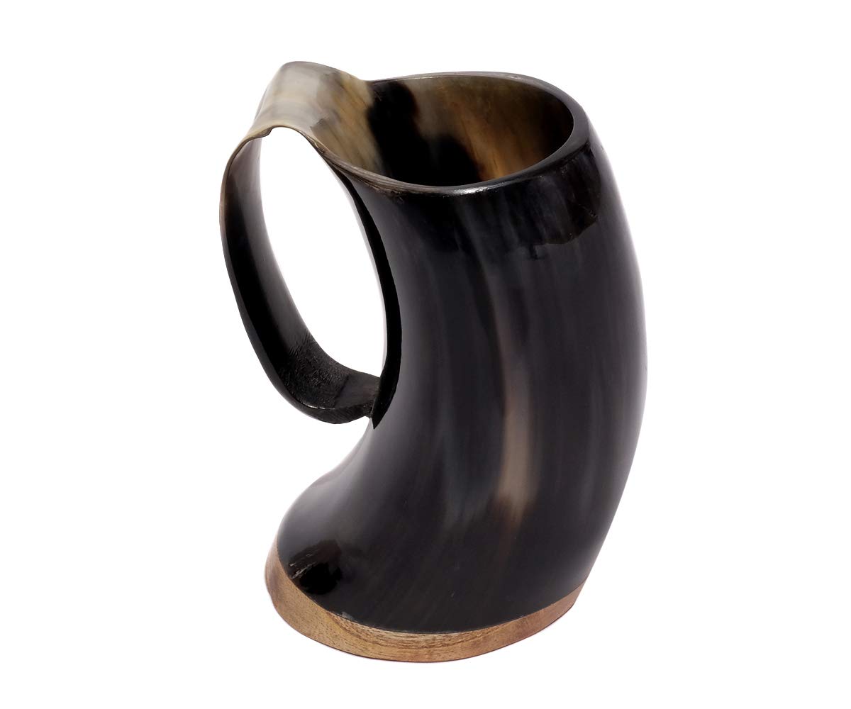 brillibrum-design-trinkhorn-becher-kuhhorn-poliert-mit-griff-300-ml image 5