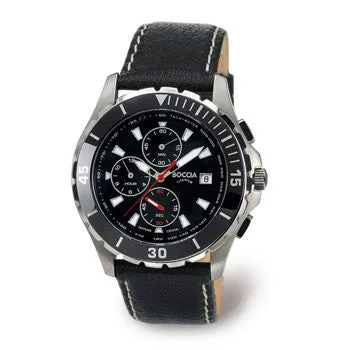 boccia-3766-01-herren-titan-chronograph-schwarz image 1