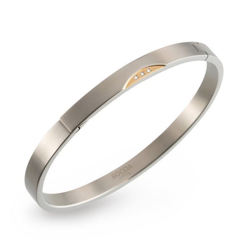 boccia-03006-03-titanium-armreif-mit-gold-und-diamanten image 2