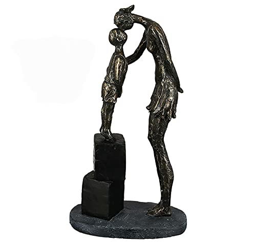 brillibrum-skulptur-mutter-mit-kind-bronzefarben-polyresin-28-cm image 3