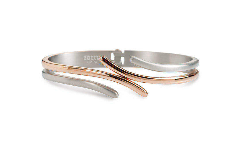 boccia-titanium-armreif-0396-02-bicolor-ros-gold-blatt image 3