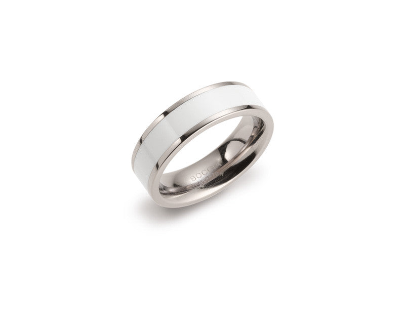 boccia-0123-06-titanring-6mm-mit-wei-em-emaille-inlay image 2